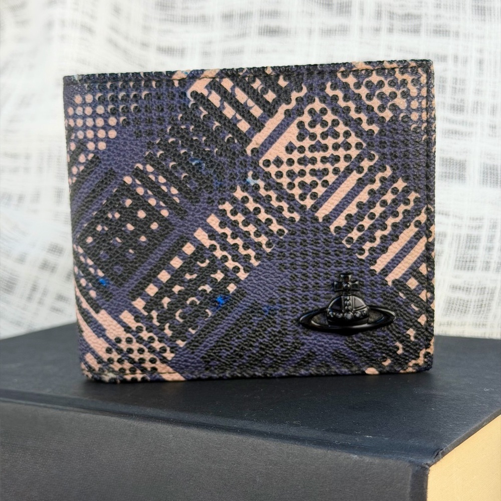 ❌❌sold❌❌Vivienne Westwood Vintage Tartan Wallet Orb Logo Y2K Unisex